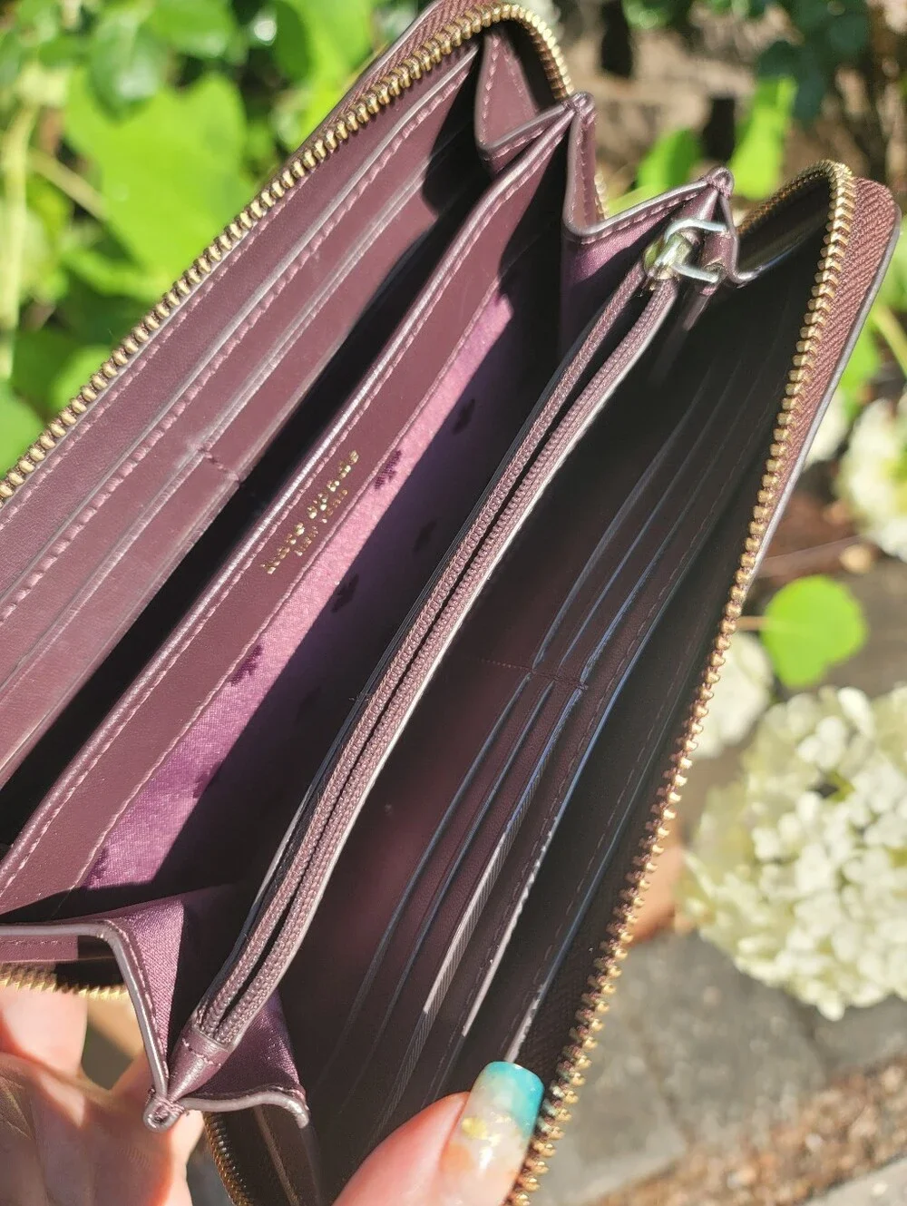 Kate Spade Floral Continental Leather Wallet